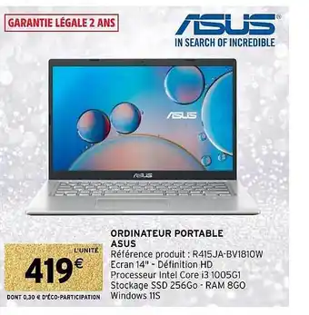 Ordinateur portable asus