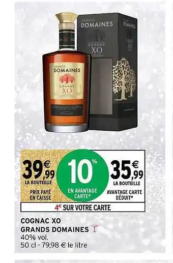 Cognac xo grands domaines