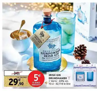 Intermarché Irish gin drumshambo offre