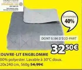 JYSK Couvre-lit engblomme offre