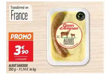Netto Aligot saucisse offre