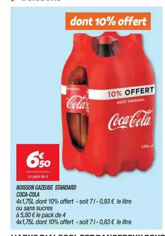 Netto Boisson gazeuse standard coca-cola offre