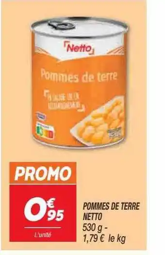 Netto Pommes de terre netto offre