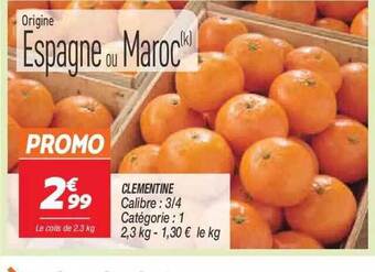 Netto Clémentine offre