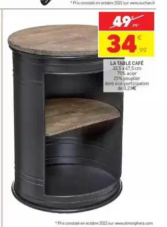Stokomani La table café offre