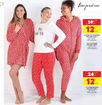 La robe de chambre polaire noël ou le pyjama polaire noël imprévu, la combinaison polaire noël imprévu