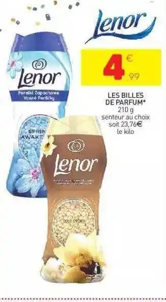 Stokomani Les billes de parfum lenor offre