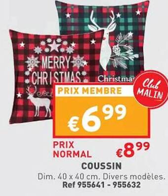 Trafic Coussin offre