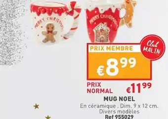 Trafic Mug noël offre