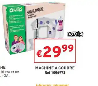 Trafic Machine à coudre creatiki offre