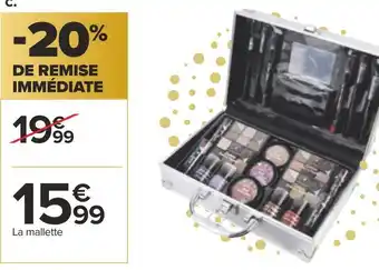 Carrefour Markwins mallette de maquillage offre