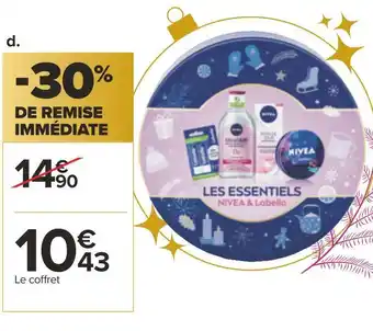 Carrefour Nivea coffret de soin offre