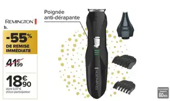 Carrefour Remington tondeuse multifonction offre