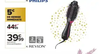 Carrefour Revlon brosse soufflante et volumisante offre