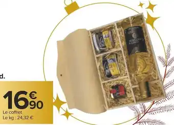 Carrefour Coffret bois des délices les bories offre