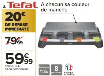 Tefal appareil à pierrade raclette