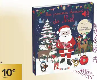 Carrefour Mes premières chansons de noël offre
