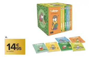 Carrefour Petite bibliothèque - les animaux de t'choupi offre