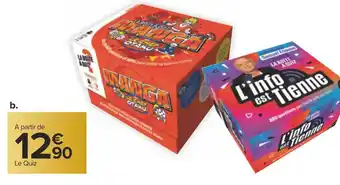 Carrefour Quiz manga avec le chef otaku offre