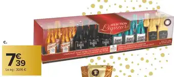 Carrefour Abtey sélection de chocolats noirs à la liqueur offre