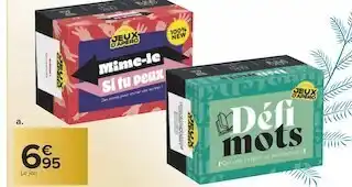 Carrefour Mini apéro collection boîtes de jeux apéro offre