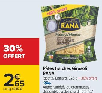 Carrefour Rana pâtes fraîches girasoli offre