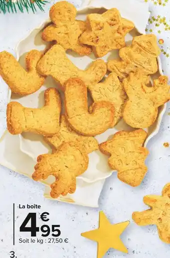Carrefour Market Carrefour le marché sablés de noël offre