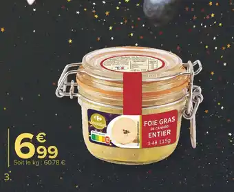Carrefour Market Carrefour sensation foie gras de canard entier offre
