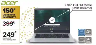 Carrefour Acer chromebook offre