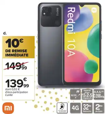 Carrefour Samsung smartphone galaxy a04s offre