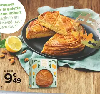 Carrefour Market Jean imbert galette aux citrons de menton offre