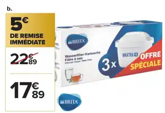 Brita pack 3 cartouches filtrantes maxtra