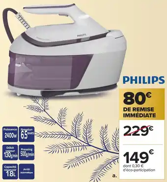 Carrefour Centrale vapeur offre