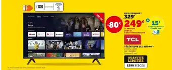 Super U Televiseur Led FHD 40 offre