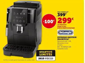 Super U Expresso Broteur Magnifica offre
