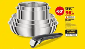Super U Set Amovible 6 Pieces offre