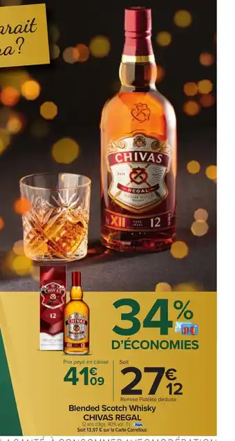 Blended Scotch Whiksy Chivas Regal