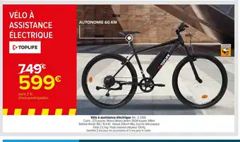Carrefour Velo A  Assitance Electrique offre