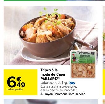 Carrefour Tripes A La Mode De Caen PAILLARD offre