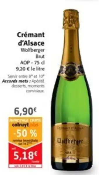 Colruyt Crémant d'Alsace offre