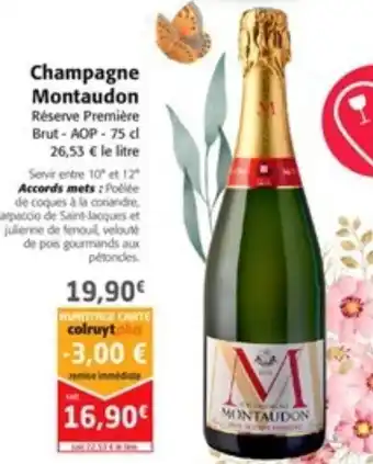 Colruyt Champagne Montaudon offre