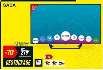 Conforama Téléviseur LED connecté offre