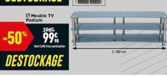 Meuble TV Podium