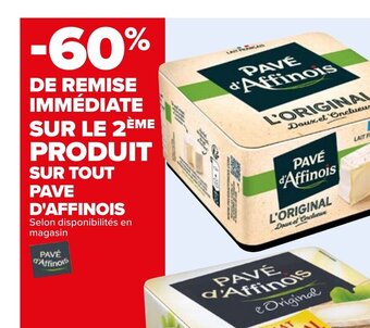 Carrefour Sur tout Pave D'Affinois offre