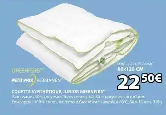 JYSK Couette Synthétique, Junior Greenfirst offre