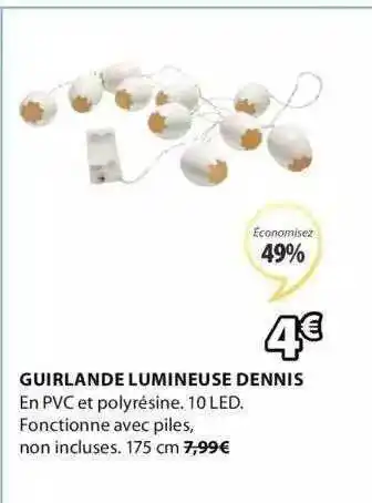 JYSK Guirlande Lumineuse Dennis offre