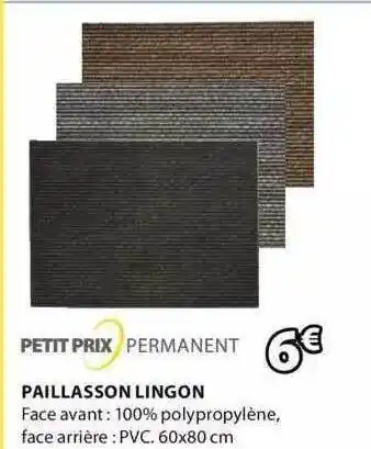 JYSK Paillasson Lingon offre