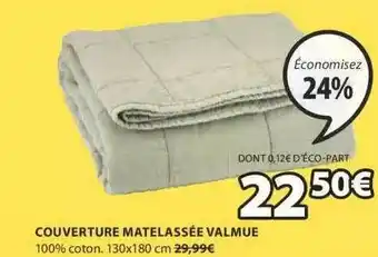 Couverture Matelassée Valmue