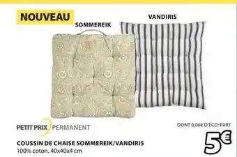 JYSK Coussin De Chaise Sommereik - Vandiris offre