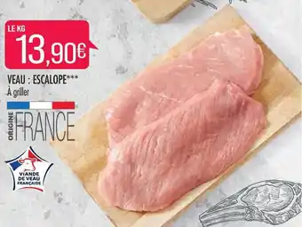 Match Veau : Escalope offre